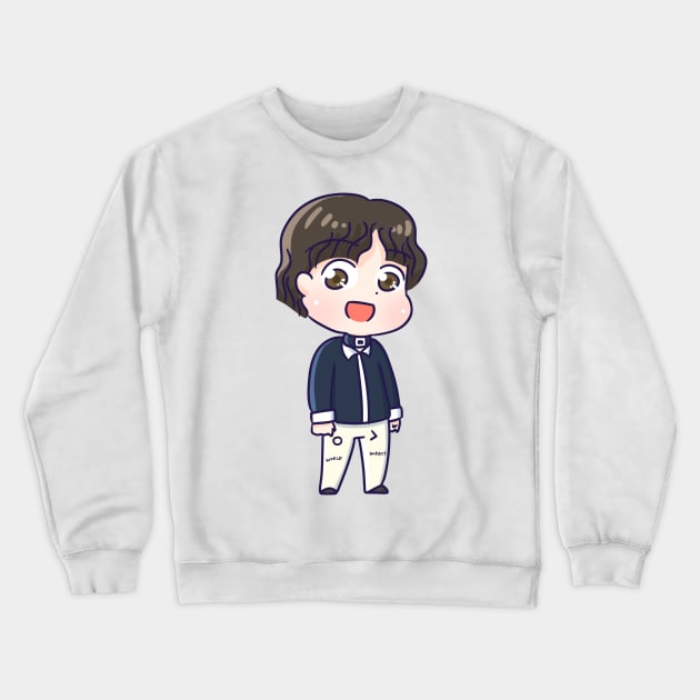 BTS Suga Fake Love chibi Crewneck Sweatshirt by Oricca